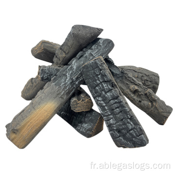 CABLE CERAMIC FIBRE WOOD CAMFIRE LOGS FORT